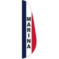"Marina" 3' x 15' Message Feather Flag